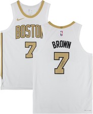 Jaylen Brown Celtics Signed Nike White 2025-26 City Edition Authentic Jersey