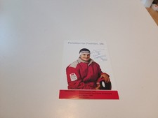 Karta z autografem, Georg Hackl, RFN, saneczkarstwo, olimpiada, sporty zimowe