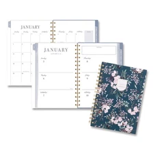 AT-A-GLANCE LB40200 Jan-Jan 2026 Weekly/Monthly Planners - Blu/Pr/Grn Cover New