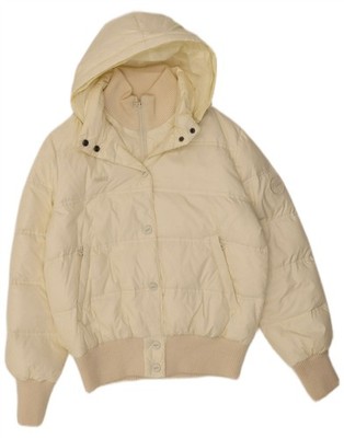 KOCCA wattierte Damenjacke mit Kapuze UK 18 XL cremeweiß Polyamid CA15