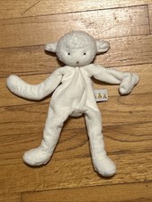 Bunnies by the Bay Silly Buddy Lamb Paci Holder Rattle Security/Lovey