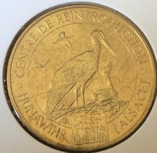 médaille touristique monnaie de paris haut-Rhin centre reintroduction hunawihr