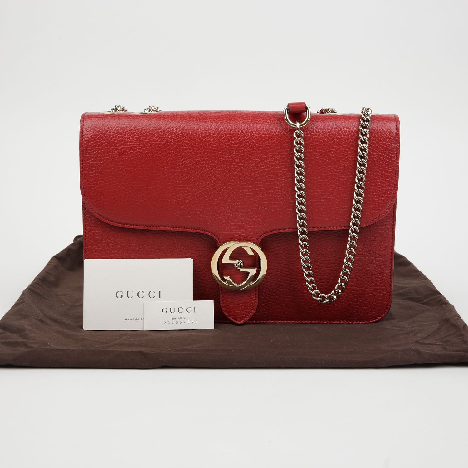 Gucci Interlocking Medium Shoulder Crossbody Bag … - image 1