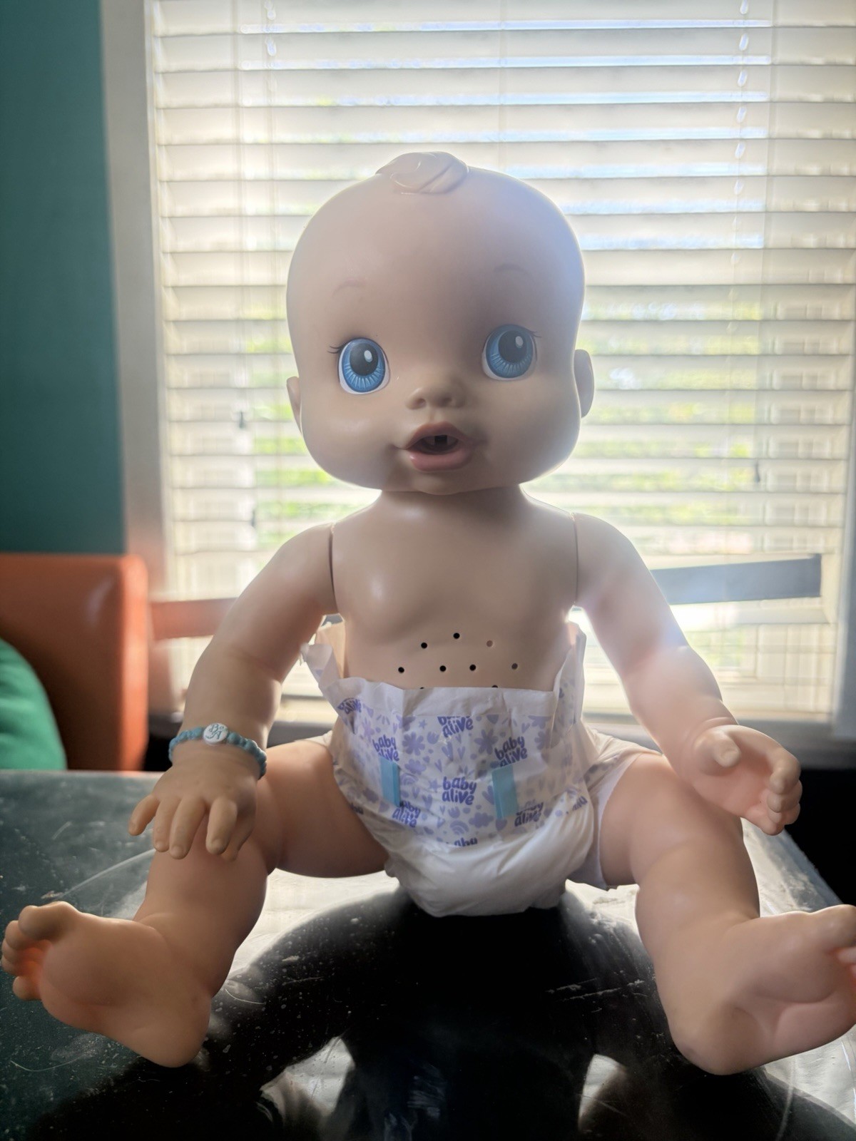2006 Wets N Wiggles Baby Alive Boy Doll Working Condition