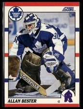 1990-91 Score American #27 Allan Bester Toronto Maple Leafs
