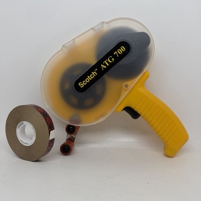 3M Scotch ATG 700 Handheld Tape Gun Adhesive Dispenser Applicator+extra .5 Tape