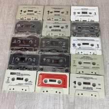 LOT OF 15 80s CASSETTE TAPES NO COVERS/CASE Aerosmith Anthrax Others