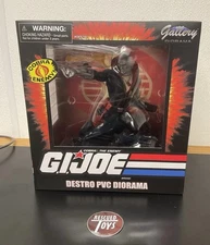 DESTRO Diamond Select Toys Gallery G.I. Joe PVC Diorama Statue *NEW* SEALED*