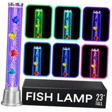 Shop LC Lamp Sensory Bubble Tube, 6 LED Color Changing, 1.9FT Aquarium Fish