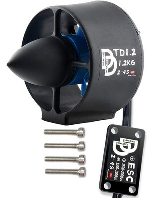 Underwater Thruster 1.2kg Thrust 12V Brushless Motor with bi-directional full...