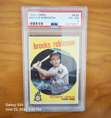 1959 Topps Brooks Robinson #439 card