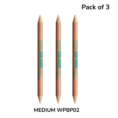 NYX WPBP02 MEDIUM Wonder Pencil Highlight & Conceal Duo - 3 PACK - Image 1 of 2