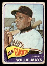 Vintage Willie Mays Baseball Card Timeline: 1951-1974 110