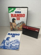 RAMBO III SMS (Sega Master System, 1988) COMPLETE!