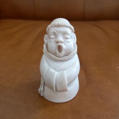 Vintage Gino Ruggeri Mönch Resin Figur