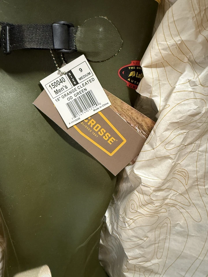 Lacrosse Grange Boots OD Green 9 NEW Original Box - Image 4 of 4