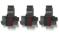 COMPUMATIC (3 Pack) Calculator Ink Roller Fits Sharp 3 Pack, Black/Red