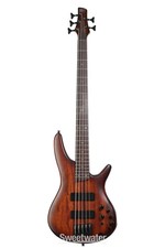 Ibanez Standard SR505A 5-string Electric Bass Guitar - Mahogany Brown Burst Low