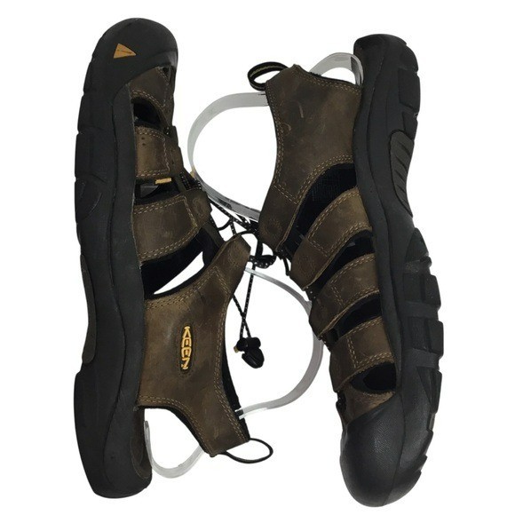 Sandali Keen Newport H2 in pelle da uomo 11 5 marrone