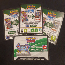 4x Online code Pokemon cards SWSH ETB Pokemon GO Shining Fates Lost Origin TCG