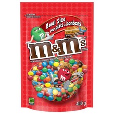 M&Ms Peanut Butter, Chocolate Candy, Bowl Size (400g /14 oz.)