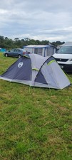 Coleman Darwin 3 Plus Tent Grey Camping Festival Glamping Outdoors used once