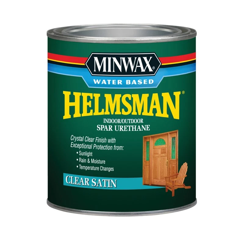 Minwax Helmsman Satin Clear Water-Based Spar Urethane 1 qt — 第 2/2 张图片