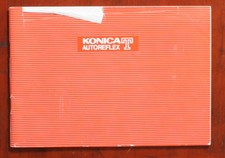 KONICA AUTOREFLEX T INSTRUCTION BOOK, 72 PAGES, MULTI-LINGUAL/157016