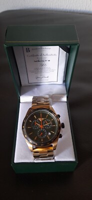 Ford Mustang GT' 68 Armbanduhr Edelstahl vergoldet  Limited Edition  Zertifikat 