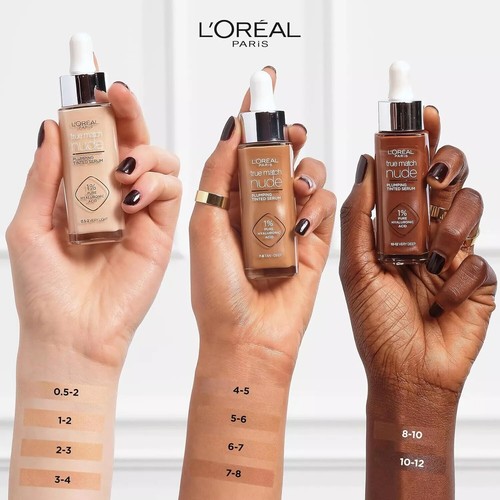 L'Oreal Paris True Match getöntes Serum Foundation feuchtigkeitsspendende Formel füllt Haut auf - Bild 8 von 10