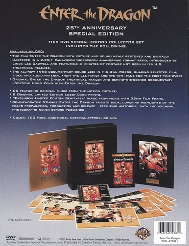 25th Anniversary Special Edition Enter the Dragon gift set - Picture 14 of 14