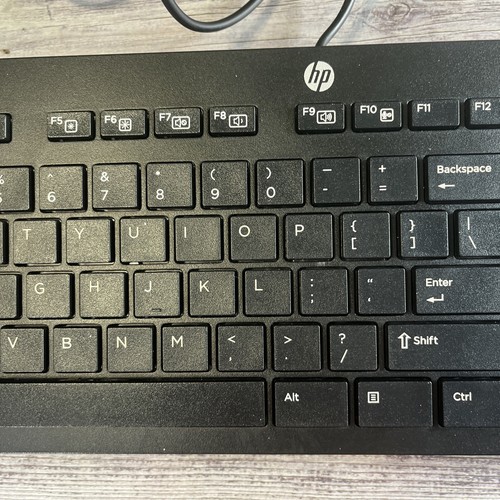HP Wired Black USB Keyboard SPS 803823-001 HP PN 803181-001 - Afbeelding 4 van 12