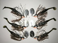 Bladed Swim Jig  WEEDLESS "SHAD CRAW"   6 total  3 3/8 & 3 1/2 w/Trailer