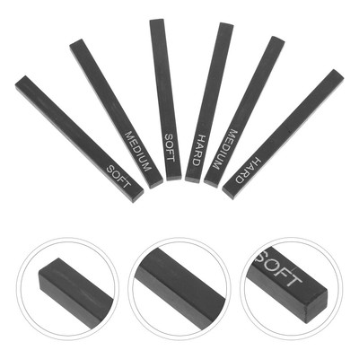 6 Pcs Sketch Carbon Stick Set Compressed Sticks Art Pencils for Sketching