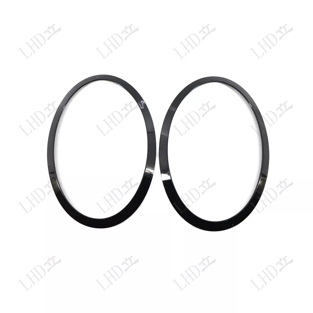 Gloss Black Headlight Surround Trim Ring For 2013-19 Mini Cooper S F55 F56 F57-