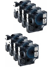 Paquete de 8 cintas de etiquetas D1 45013 S0720530 para DYMO LabelManager 160 280 420P