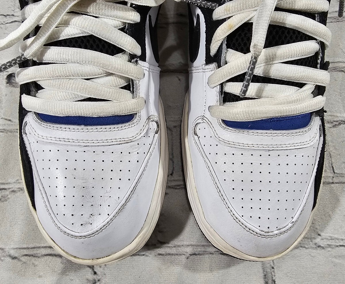 Nike MENS 12 Air Zoom Oncore 6.0 Skate Shoes White Blue Nike MENS 12 Air Zoom Oncore 6.0 Skate Shoes White Blue