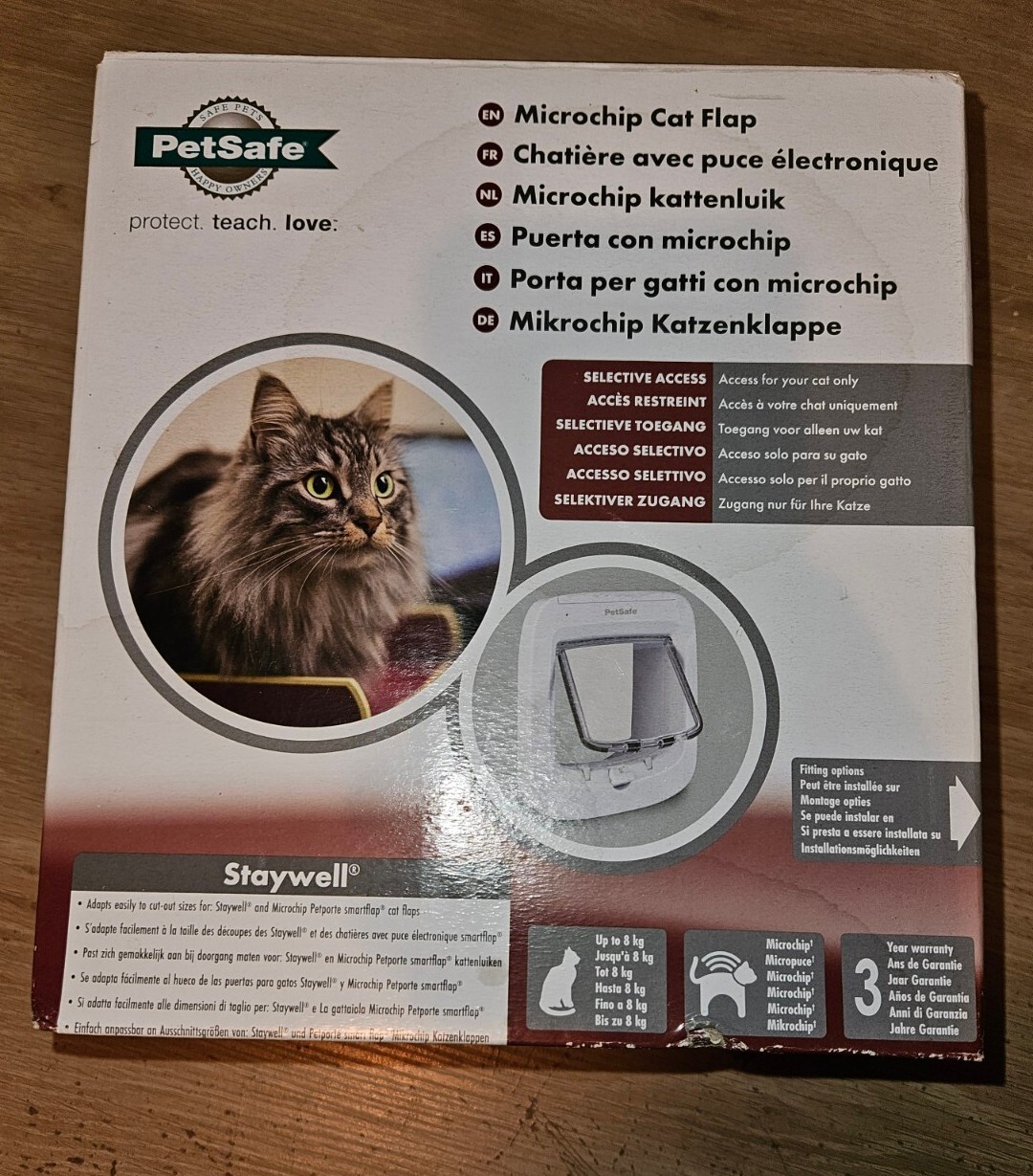 petsafe-microchip-cat-flap-white-4-way-lock-easy-program-cat-door
