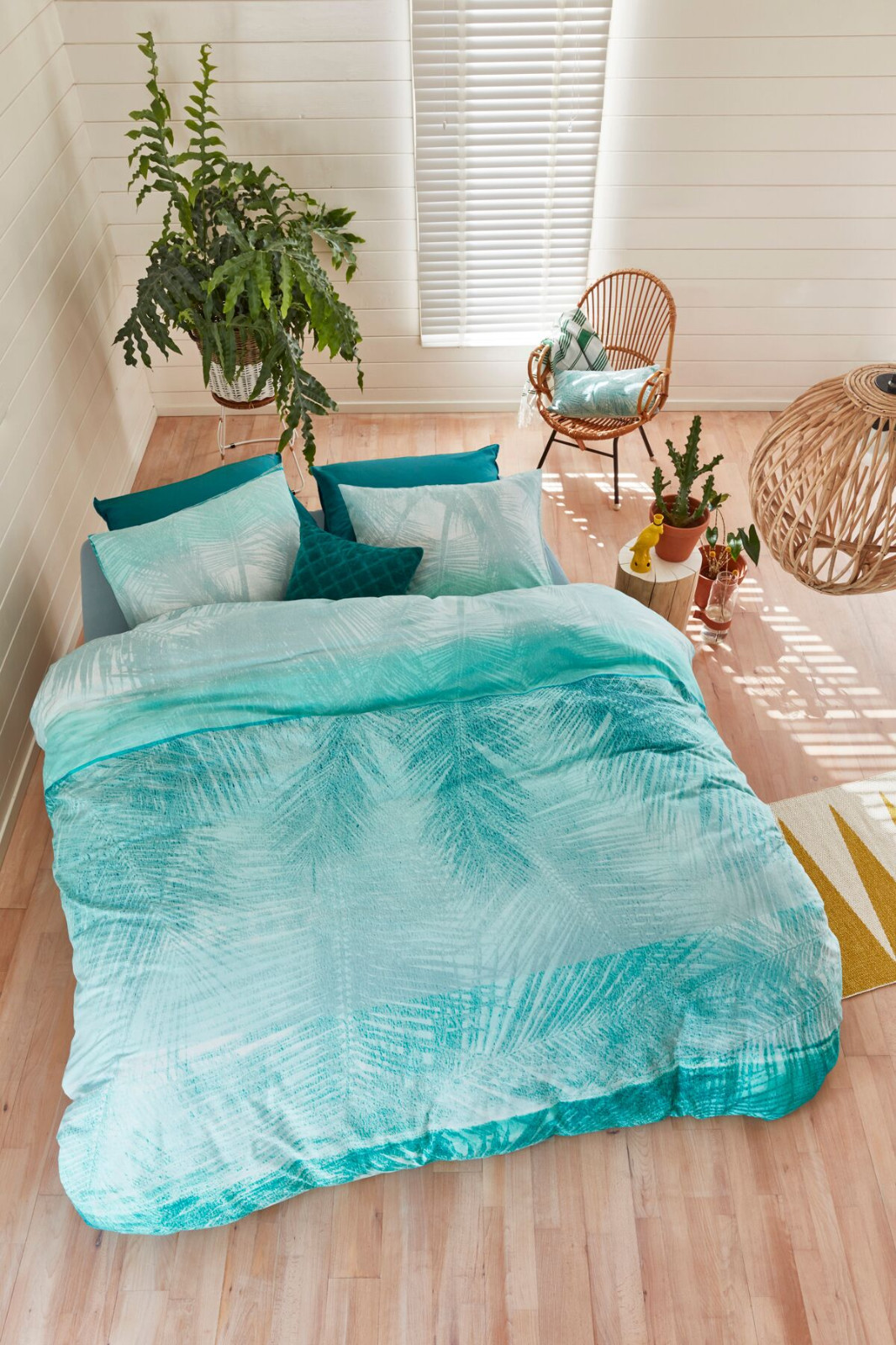 300TC Bedding House Hild Mint Green 