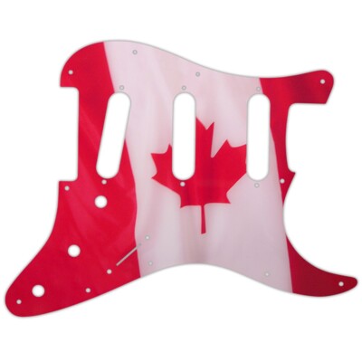 Custom Pickguard For Fender Stratocaster MIM & USA canadian flag