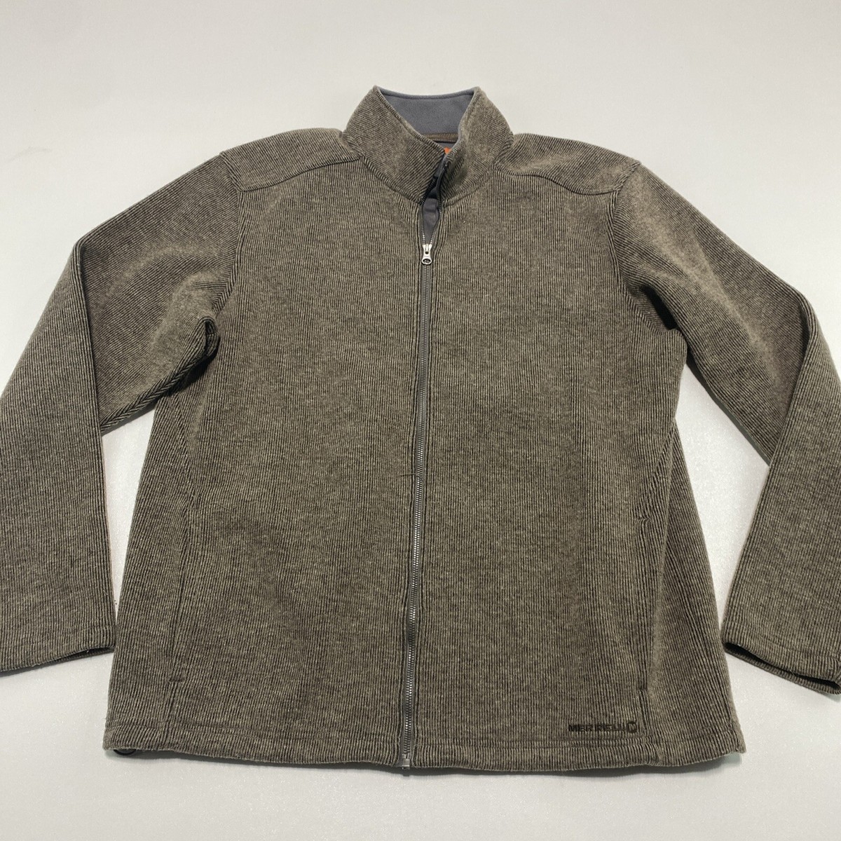 Merrell men Sz XL Black Zip Up Long Sleeve Jacket RN 119414 Merrell men Sz XL Black Zip Up Long Sleeve Jacket RN 119414