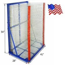 50 Layers Assembling Type Screen Drying Rack Screen Printing Movable Drying Rack