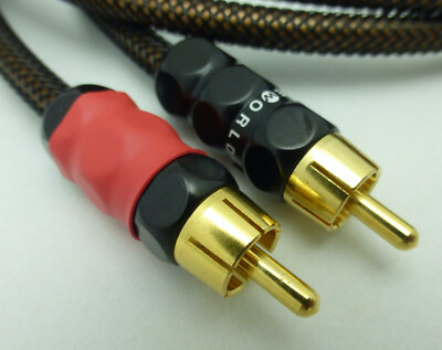 WireWorld Micro Eclipse 7 RCA Audio Interconnect cables 1 meter