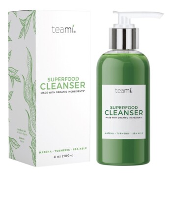 2 Pack Teami Superfood Cleanser - Matcha - Turmeric - Sea Kelp - 4 oz Each