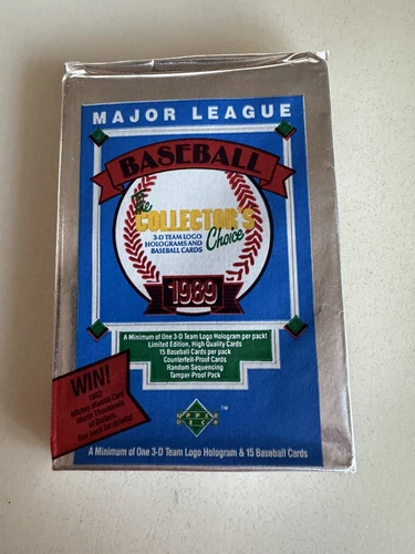 1989 Upper Deck Factory Sealed Pack Psbl Griffey Jr RC