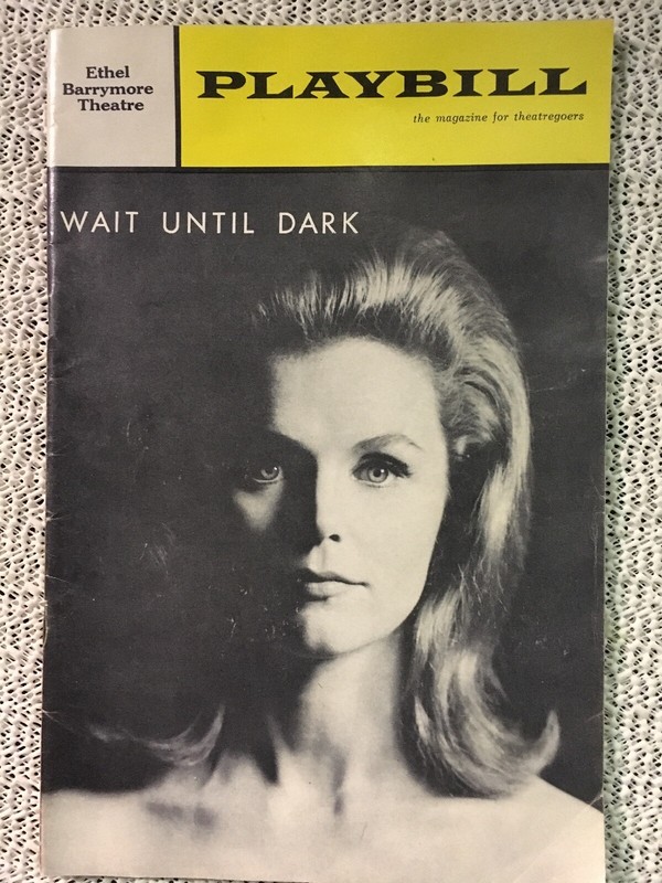 April 1966 Playbill Ethel Barrymore Theater Wait Until Dark Lee Remick & Duvall