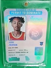 2023-2024 Panini Contenders Permit To Dominate Kobe Bufkin Rookie SSP 🏀🔥🏀🔥