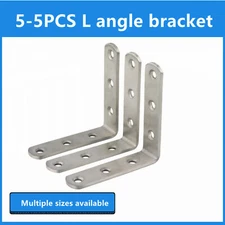 Stainless Steel Right Angle Bracket Corner Brace Joint Shelf Support L Shape