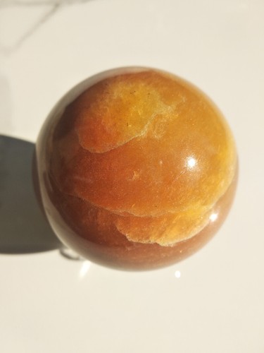 SFERA PIETRA GIADA GIALLA cristallo magica wicca divinazione sciamanesimo chakra - Foto 4 di 5