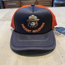 Filson Smokey The Bear Logger Mesh Cap Brown Baseball Hat US
